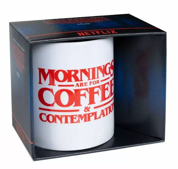 Stranger Things Mug Coffee and Contemplation - 5050574252454 - CrystalLotus.eu