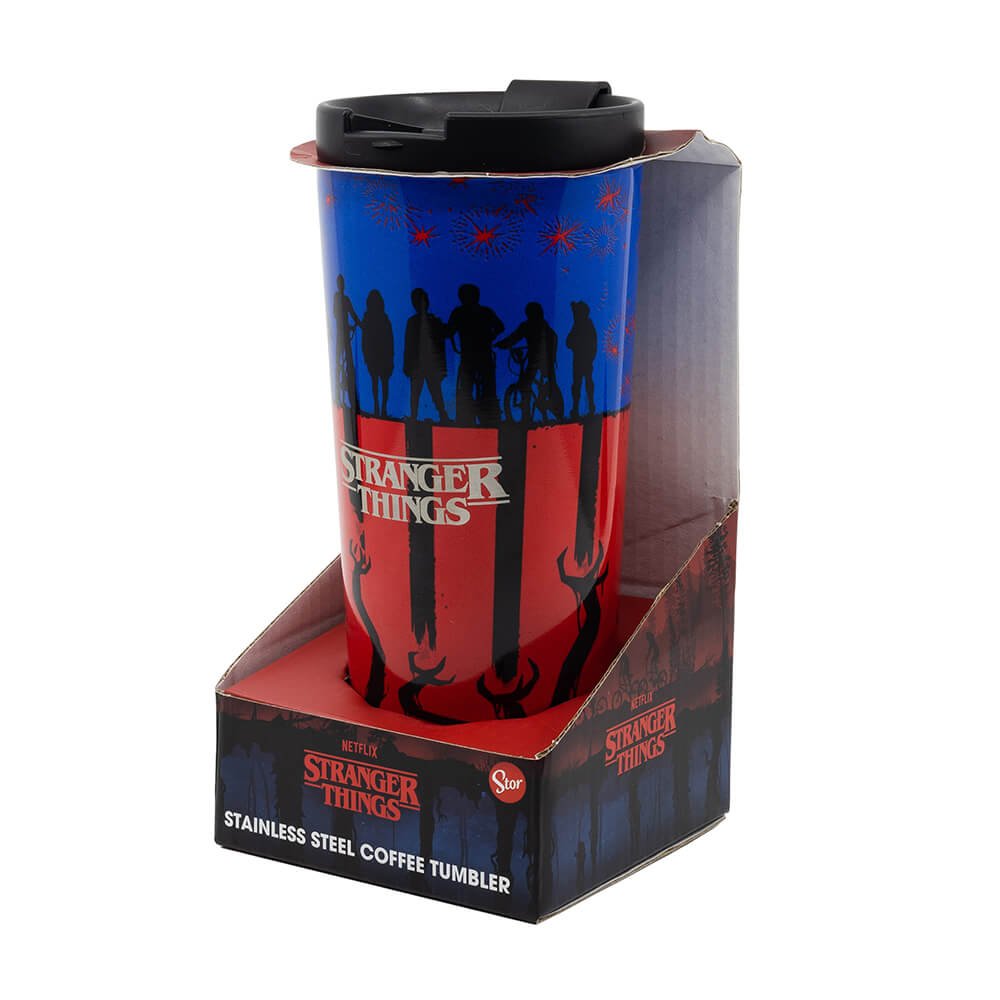 Stranger Things Young Adult Insulated Stainless Steel Coffee Tumbler 425 ml - 8412497006922 - CrystalLotus.eu