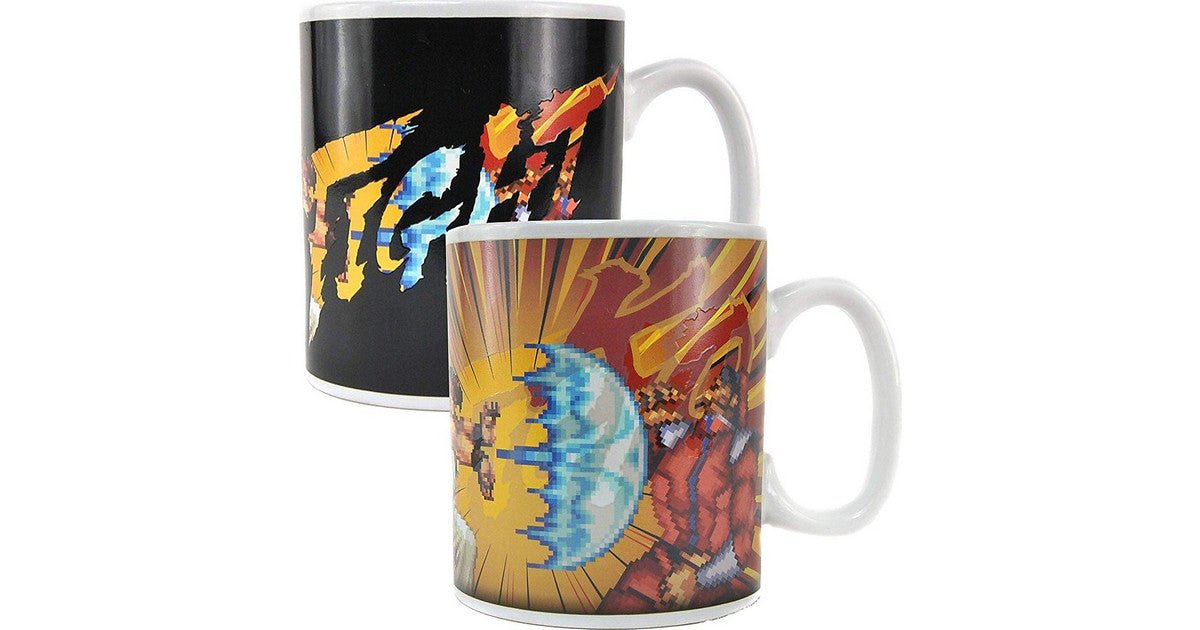 Street Fighter: Heat Changing Mug: Fight! (Stoneware) - 5055453452710 - CrystalLotus.eu