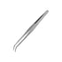 Strong Curved Stainless Steel Tweezers (175mm) - 8429551930536 - CrystalLotus.eu