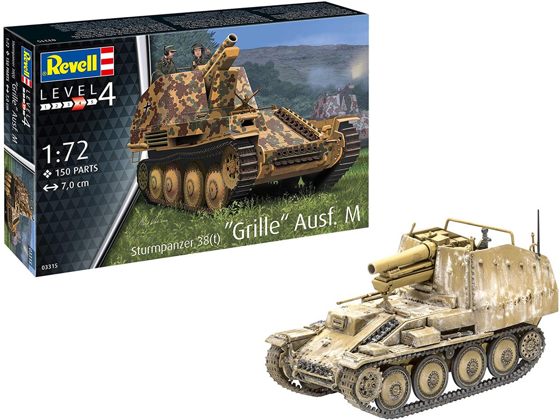 Sturmpanzer 38(t) Grille Ausf. M (1:72) - 4009803033150 - CrystalLotus.eu