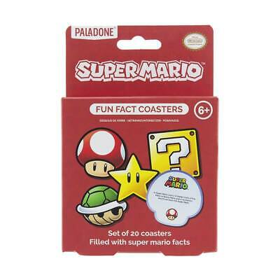 Super Mario Fun Fact Coasters - 5055964767877 - CrystalLotus.eu