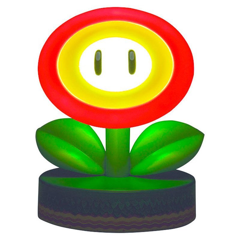 Super Mario Icon Light Fire Flower (V2) - 5055964738556 - CrystalLotus.eu