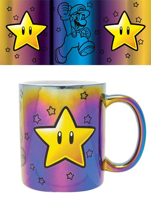 Super Mario Metallic Mug Star Power - 5050574253086 - CrystalLotus.eu