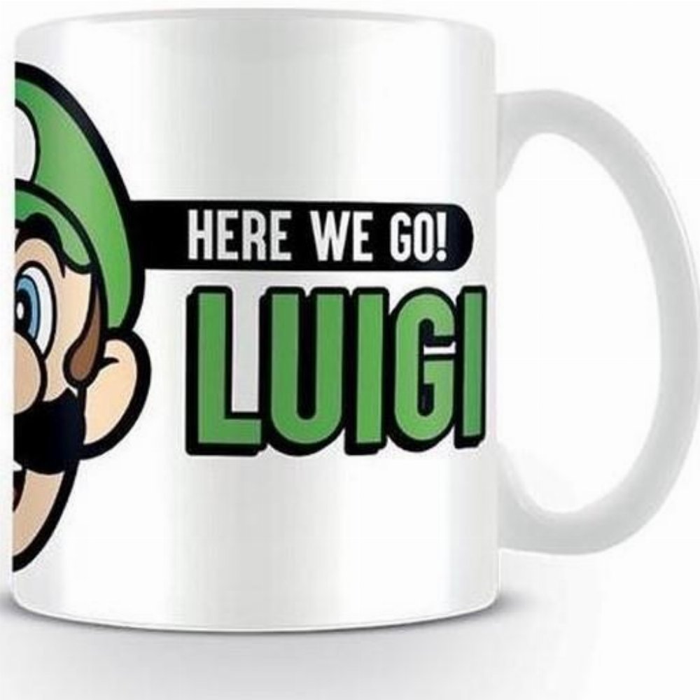 Super Mario Mug Here We Go Luigi - 5050574248464 - CrystalLotus.eu