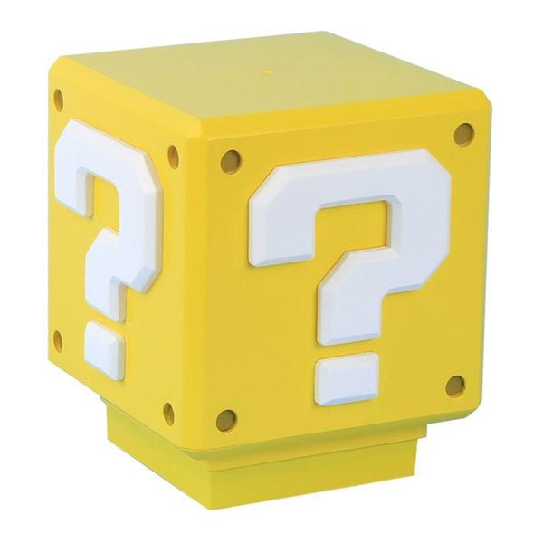 Super Mario Nightlight with Sound Question Block (8 cm) - 5055964707224 - CrystalLotus.eu