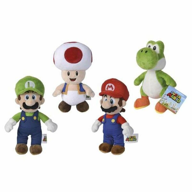 Super Mario Plush Figure by Simba (Luigi) - 4006592068950 - CrystalLotus.eu