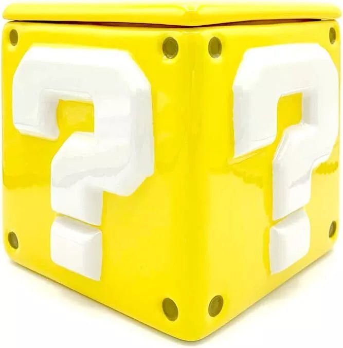 Super Mario (Question Mark Block) Cookie Jar - 5050293855219 - CrystalLotus.eu