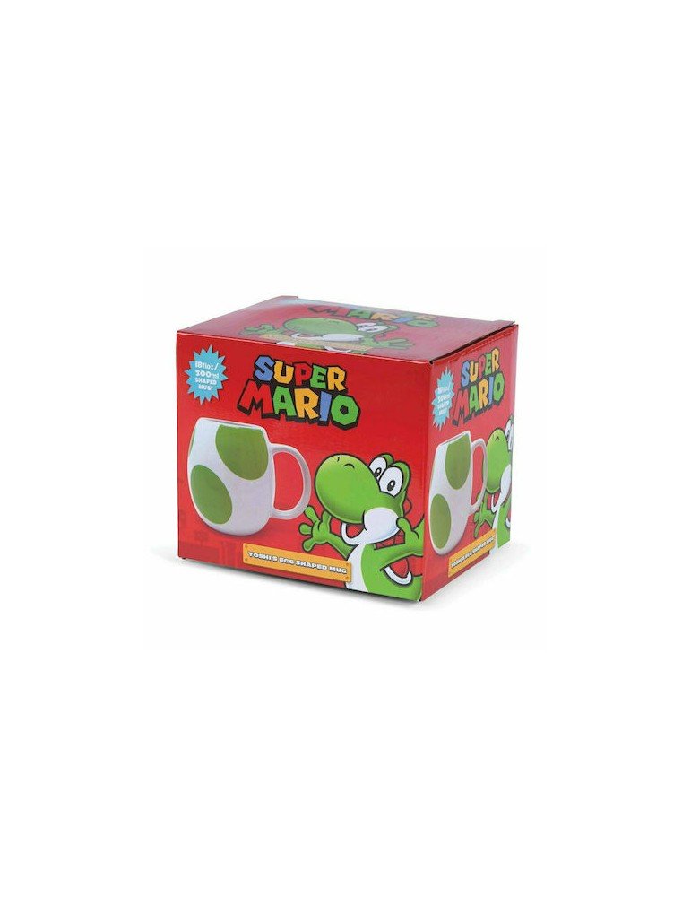 Super Mario - Yoshi Egg Shaped Mug - 5050574250665 - CrystalLotus.eu