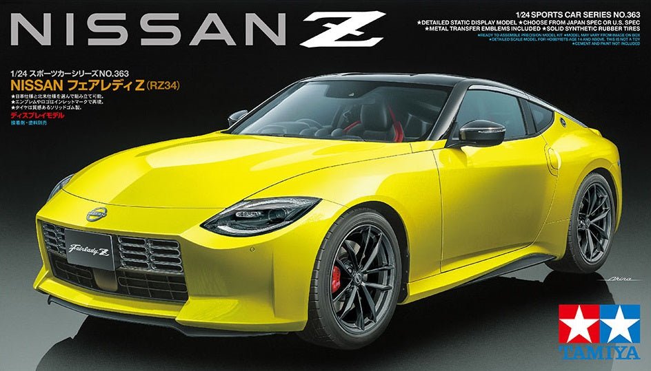 Tamiya 24363 NISSAN Fairlady Z (RZ34) 1:24 - 4950344243631 - CrystalLotus.eu