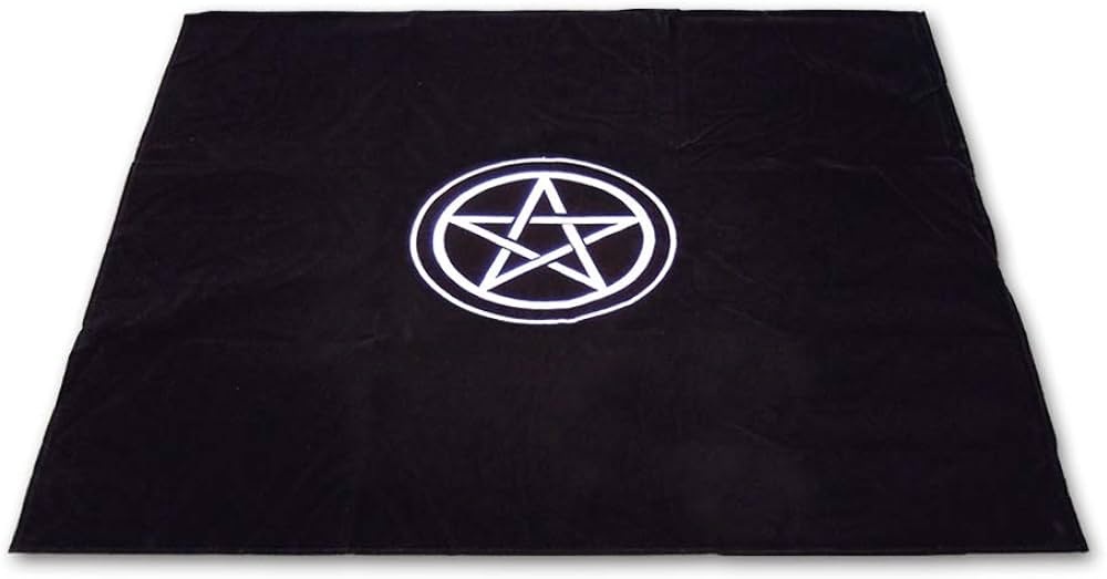 Tarot Cloth (Pentacle) - 80X80 - 9788883956928 - CrystalLotus.eu