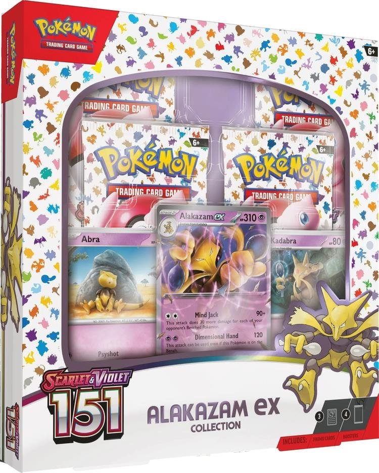 TCG Pokemon: Scarlet &amp; Violet 3.5 151 Alakazam Ex Collection - 820650853128 - CrystalLotus.eu