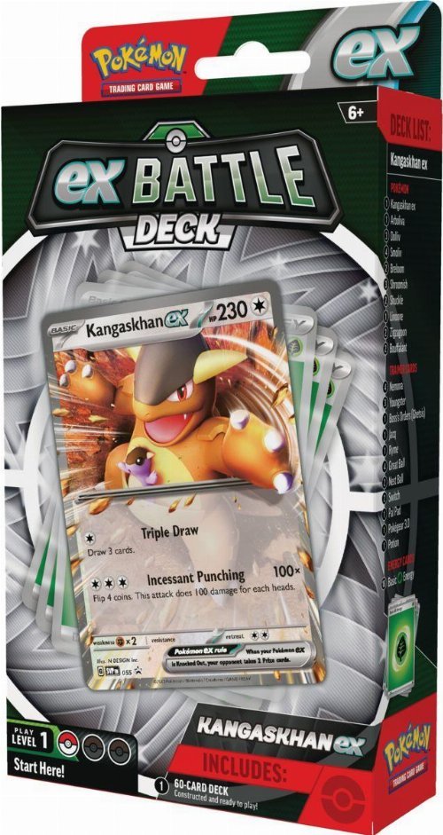 TCG Pokemon: Scarlet &amp; Violet Kangashkan ex Battle Deck - 820650852633 - CrystalLotus.eu