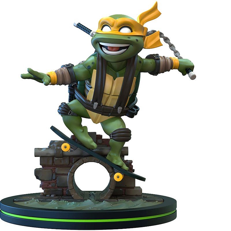 Teenage Mutant Ninja Turtles Q - Fig Figure Michelangelo 13 cm - 812095024959 - CrystalLotus.eu
