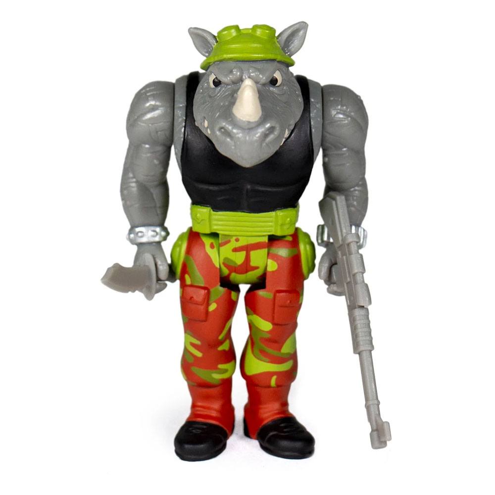 Teenage Mutant Ninja Turtles ReAction Action Figure Rocksteady 10 cm - 840049802285 - CrystalLotus.eu