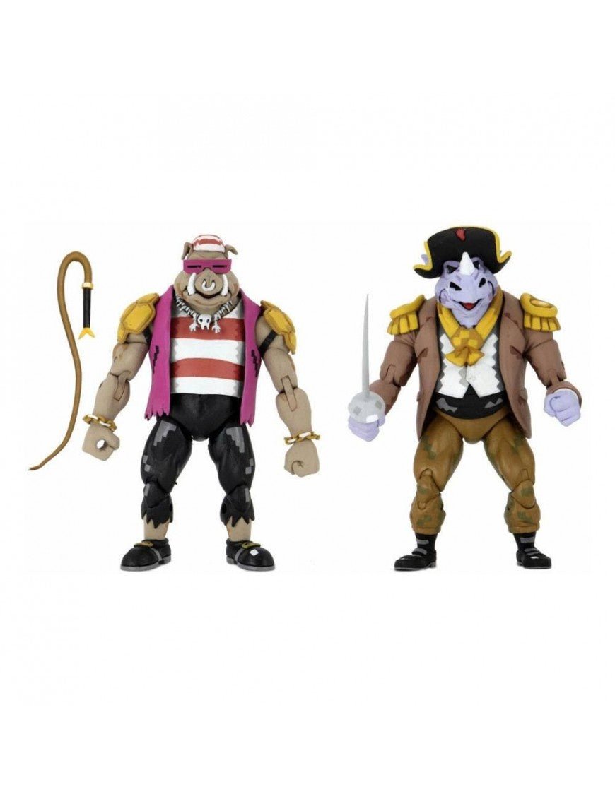 Teenage Mutant Ninja Turtles: Turtles in Time Action Figure 2 - Pack Pirate Rocksteady & Bebop 18 cm - 634482541760 - CrystalLotus.eu