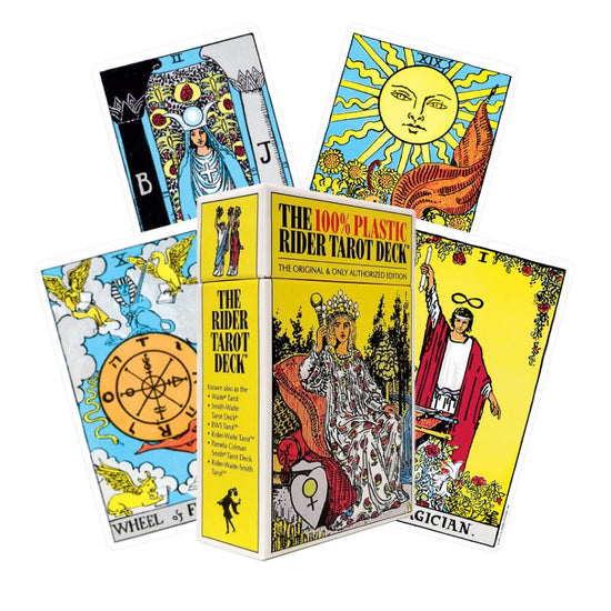 The 100 percent Plastic Rider Tarot Cards Deck - 9781646710171 - Crystal Lotus