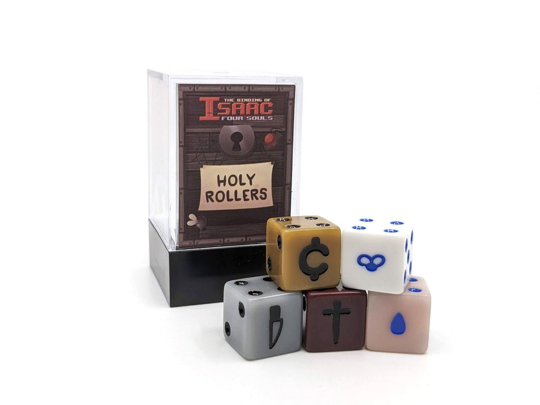 The Binding of Isaac: Four Souls Unholy Rollers Dice Set - 810095330612 - CrystalLotus.eu