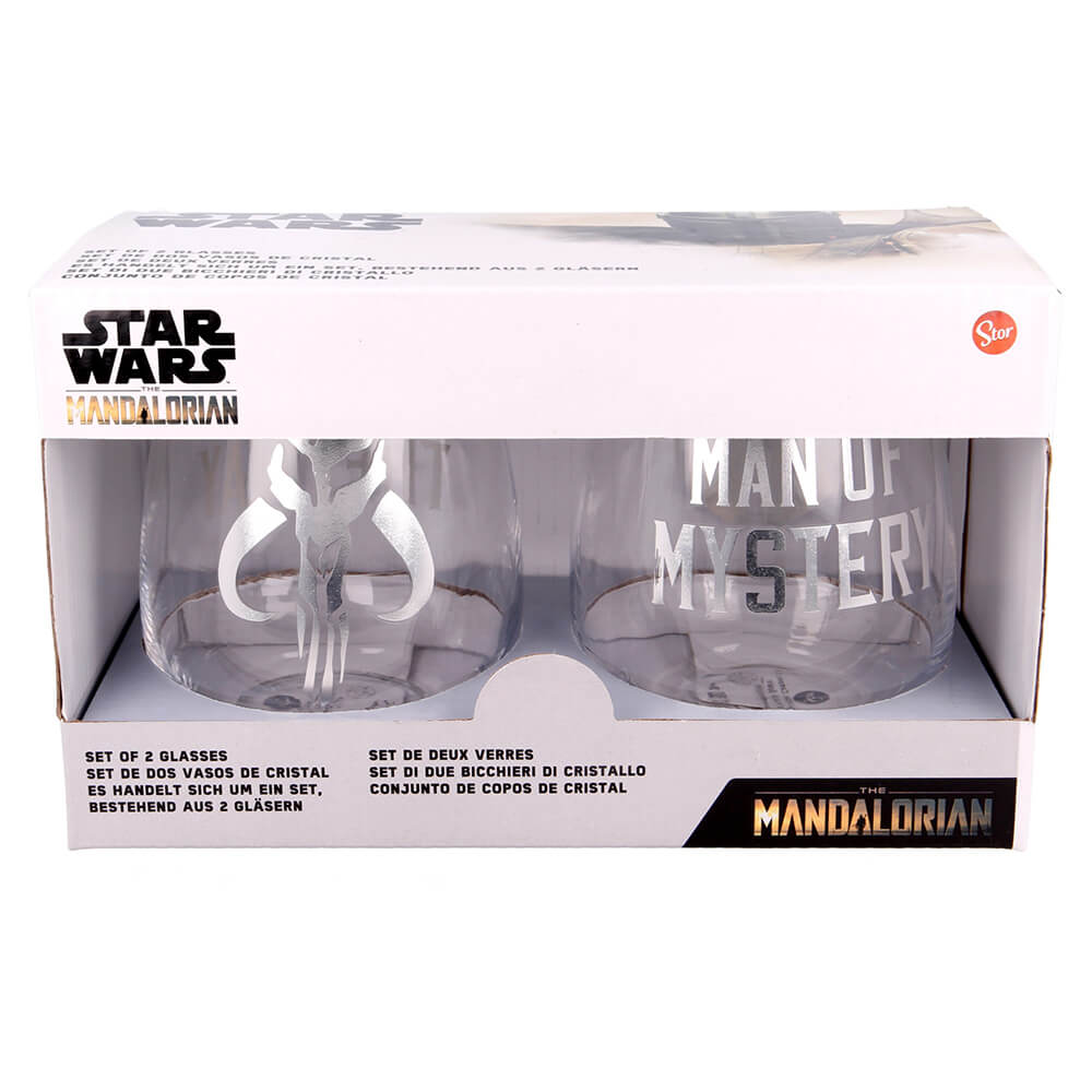The Child Mandalorian 2 Pcs 510 ml Crystal Glass Set - 8412497048663 - CrystalLotus.eu