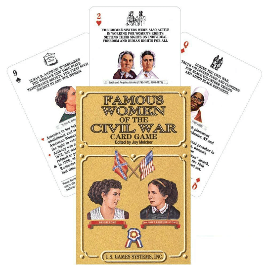 The Civil War Series Card Games: Famous Women of The Civil War Playing Card Deck - 9780880799829 - Crystal Lotus