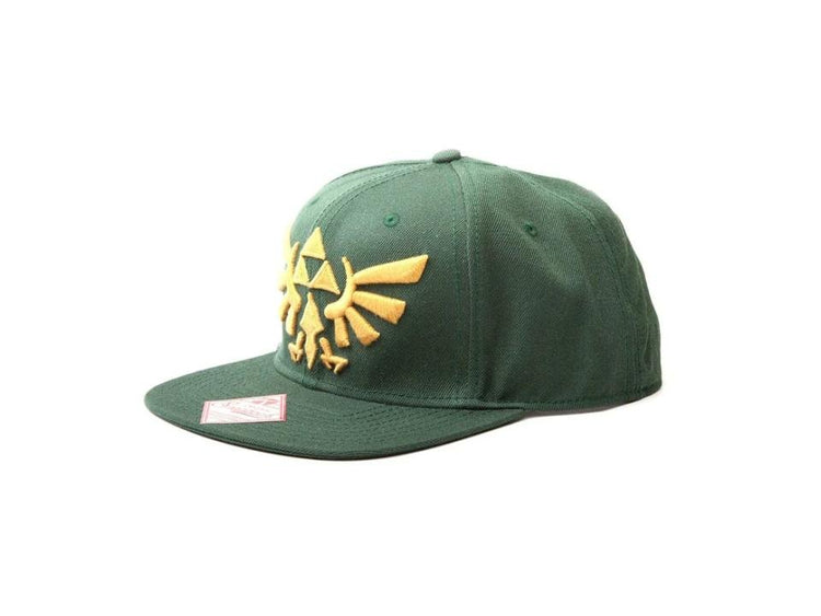 The Legend of Zelda Snap Back Baseball Cap Embroided Gold Logo (One Color) - 8718526021820 - CrystalLotus.eu