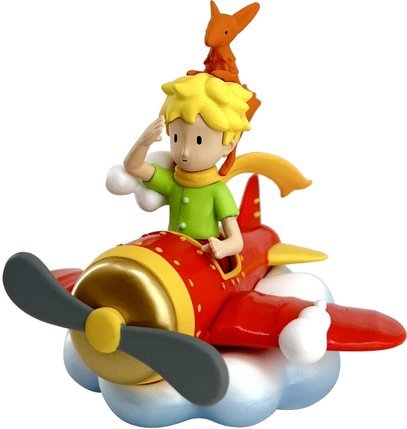 The Little Prince Figure Little Prince & Fox on the Plane - 3521320404530 - CrystalLotus.eu