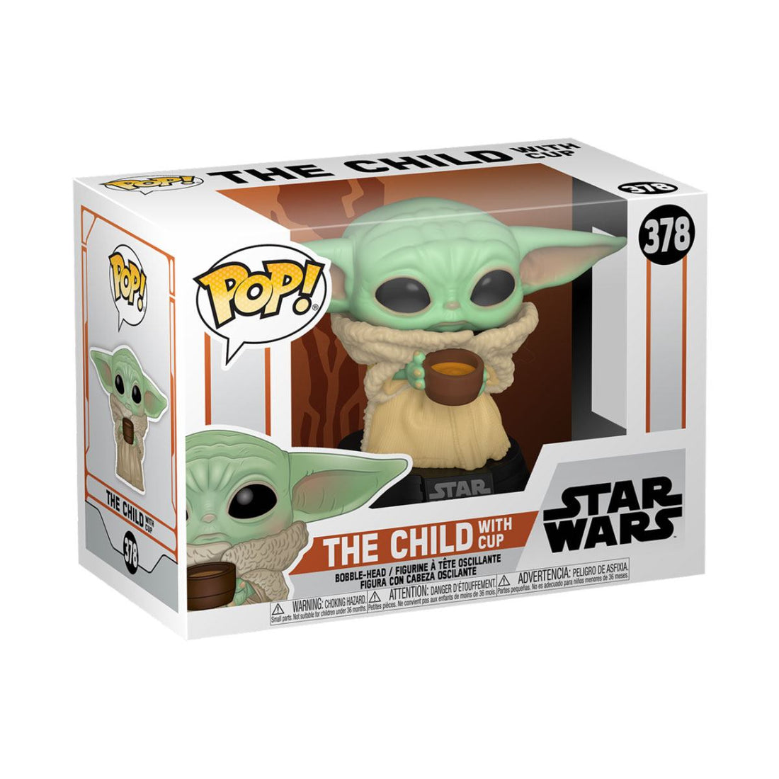 The Mandalorian POP! Star Wars Vinyl Figure The Child w/ Cup 9 cm - 889698499330 - CrystalLotus.eu