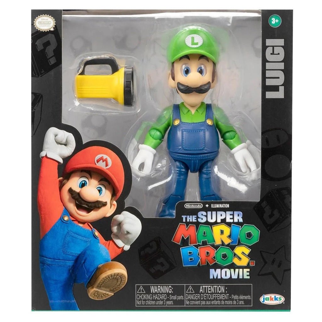 The Super Mario Bros. Movie Action Figure Luigi 13 cm - 192995417175 - Crystal Lotus