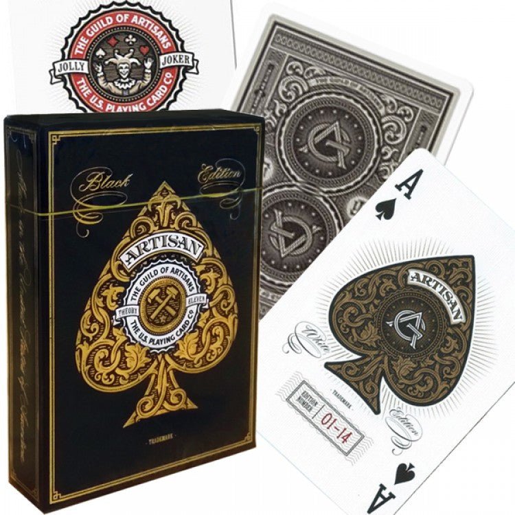 Theory11 Artisans Black Playing Cards - 1043904 - CrystalLotus.eu