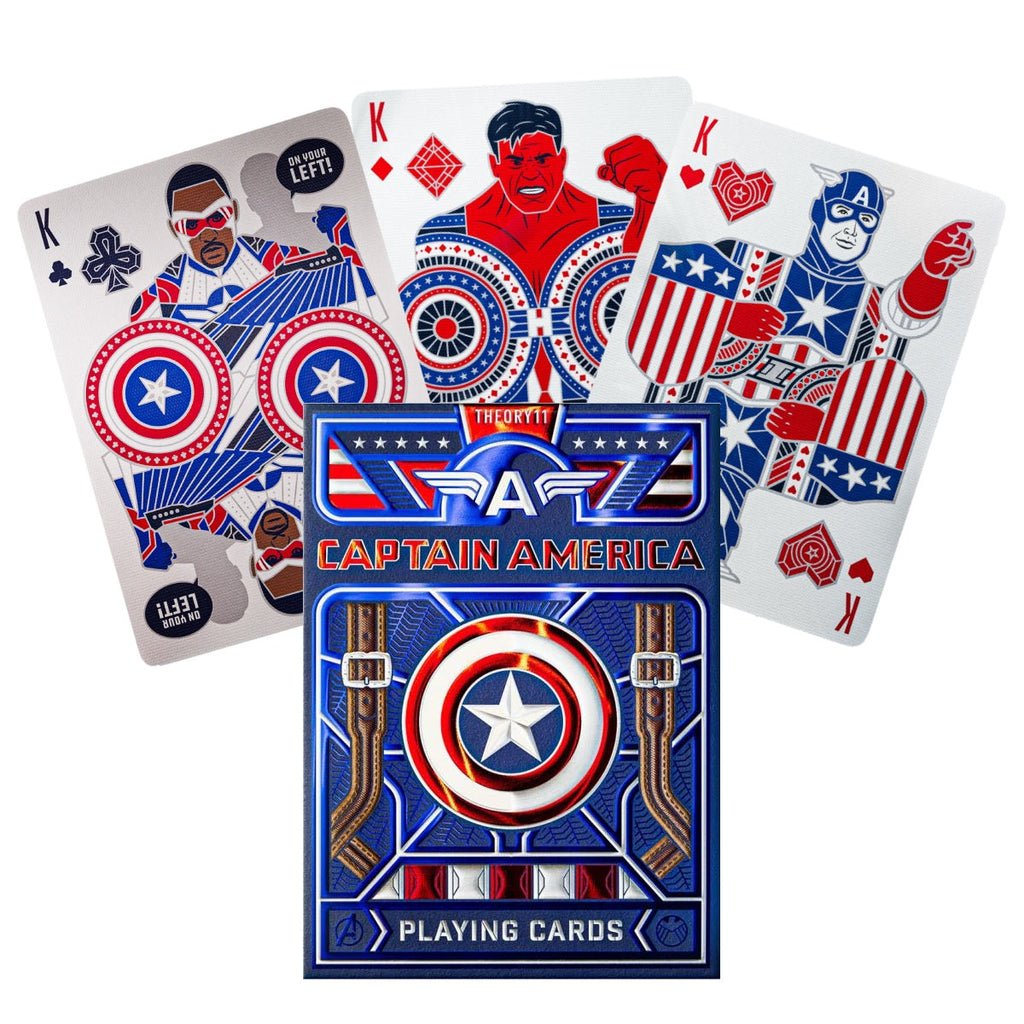 Theory11 - Captain America Playing Cards - 850065968032 - Crystal Lotus