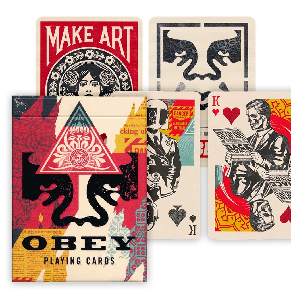 Theory11 - Obey Playing Cards (Collage Edition) - 850049111898 - Crystal Lotus