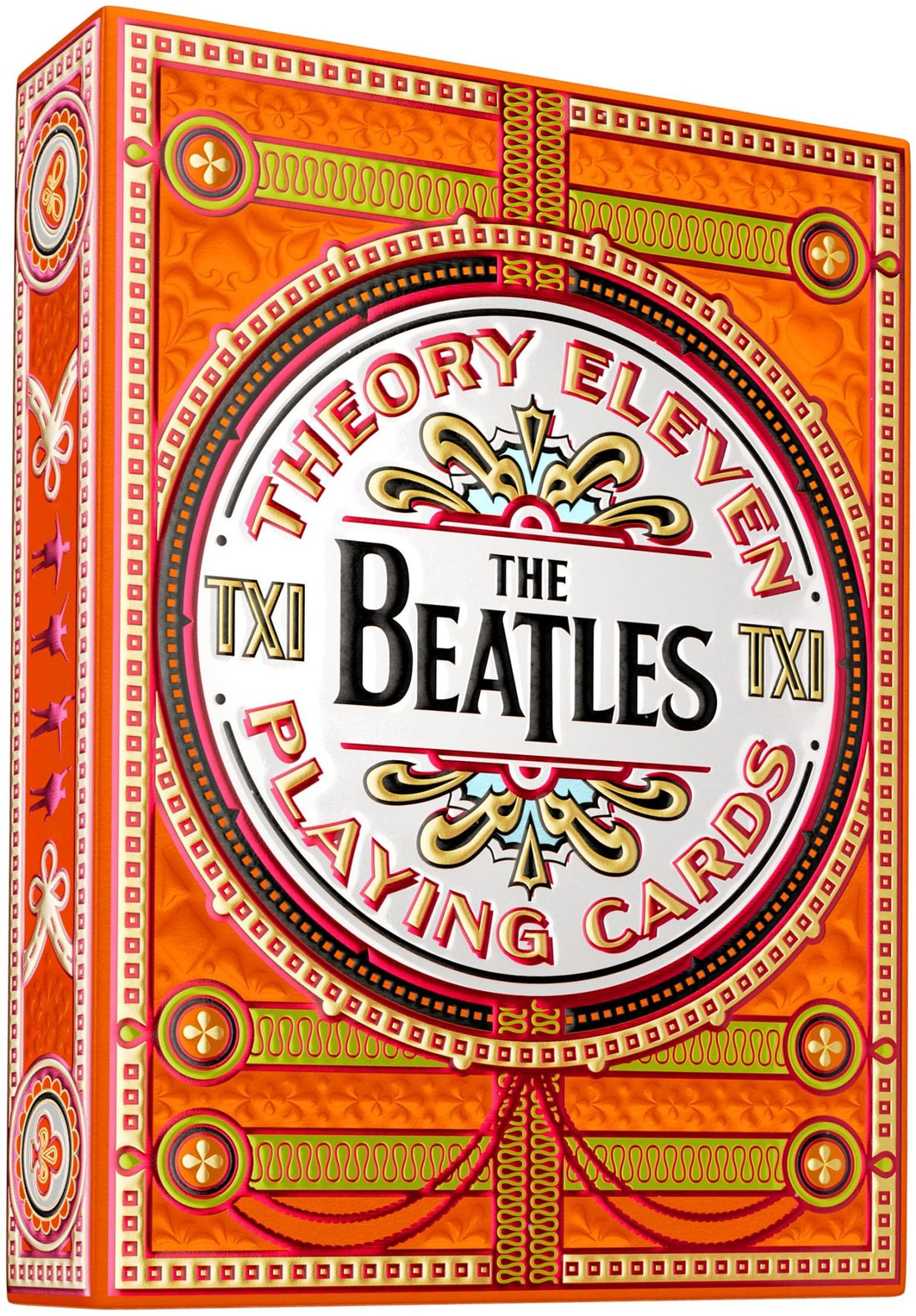 Theory11 The Beatles Premium Playing Cards - Orange - 850016557452 - Crystal Lotus