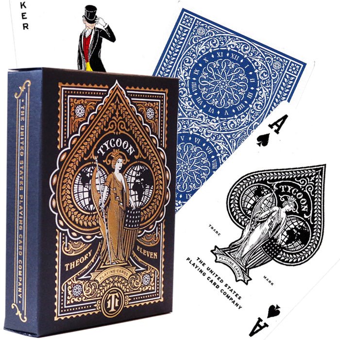 Theory11 - Tycoon Blue Playing Cards - 702921431894 - Crystal Lotus