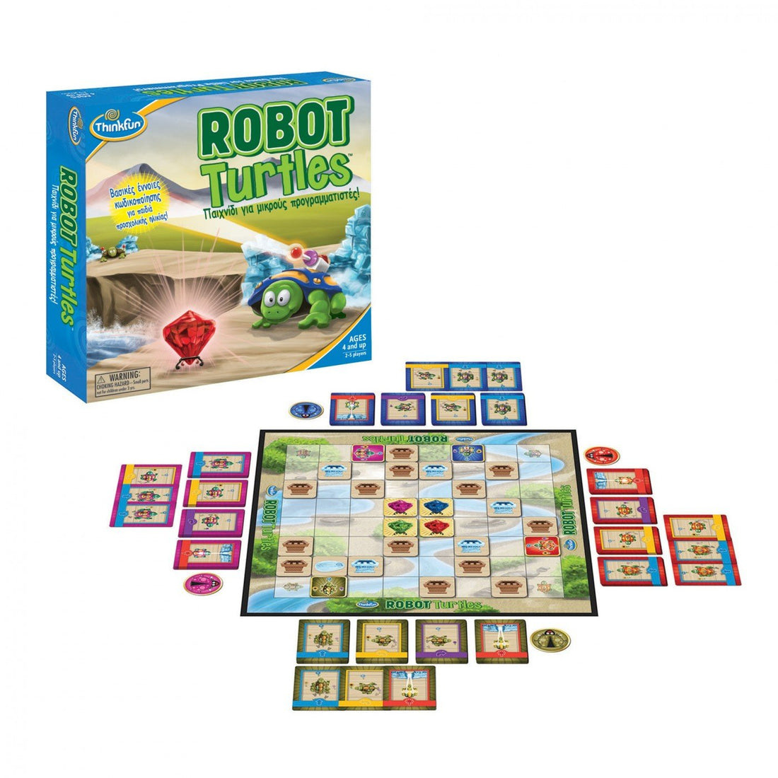 ThinkFun Junior Logic Game Robot Turtles - 019275019006 - CrystalLotus.eu