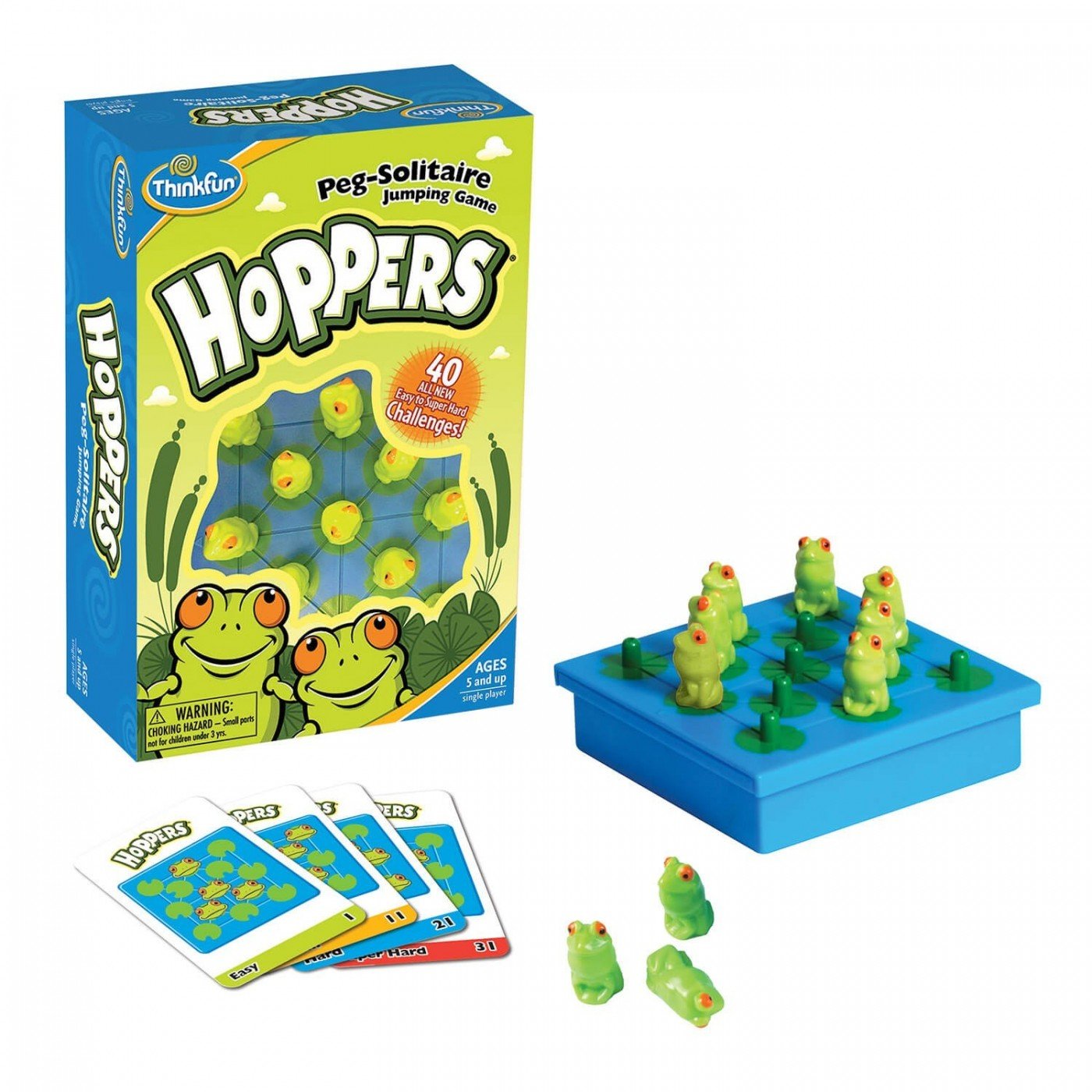 ThinkFun Logic Game Hoppers – Crystal Lotus