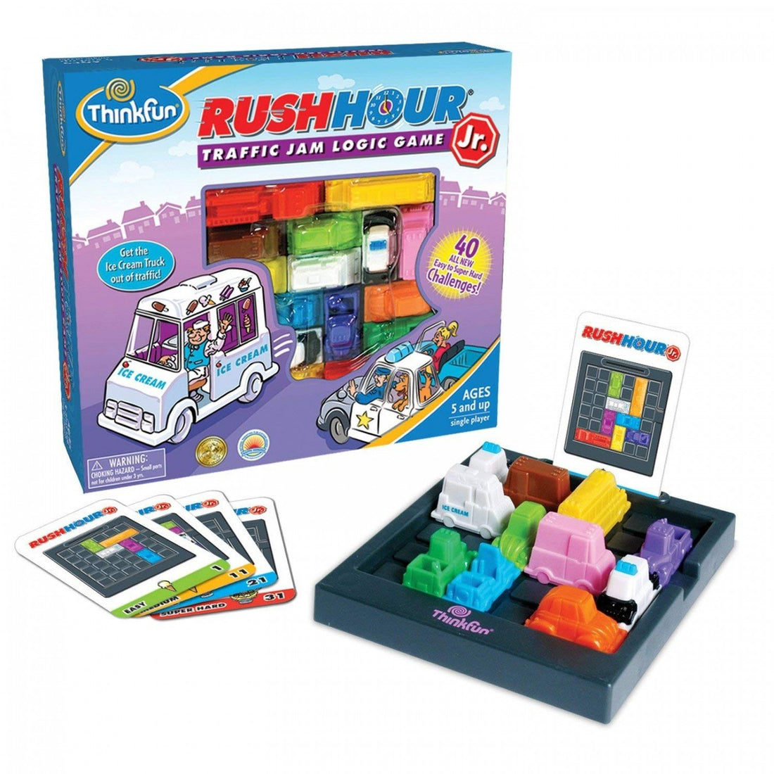 ThinkFun Logic Game Rush Hour Jr. - 019275050412 - CrystalLotus.eu