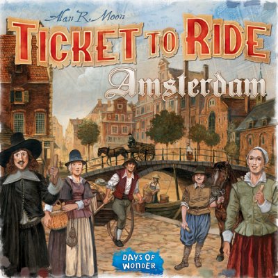 Ticket to Ride: Amsterdam - 824968200636 - CrystalLotus.eu