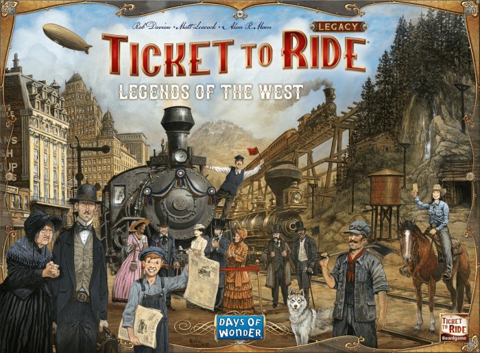 Ticket to Ride Legacy - Legends of the West - 824968200360 - Crystal Lotus