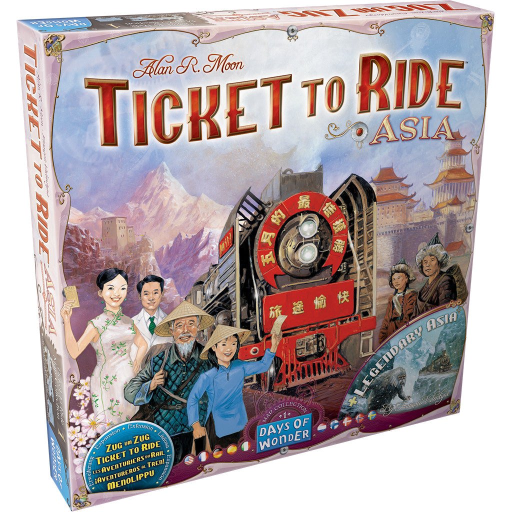 Ticket to Ride - Map Collection 1: Asia - 824968117736 - CrystalLotus.eu