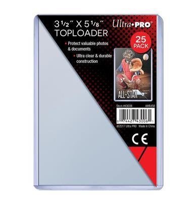 Toploader - 3 - 1/2" X 5 - 1/8" (25 pieces) - 074427430061 - Crystal Lotus
