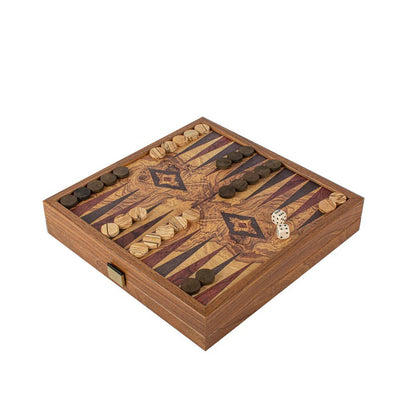 Traditional Style 2 - in - 1 Combo Game Set: Chess &amp; Backgammon 27 x 27cm (by Manopoulos) - 5250000000052 - Crystal Lotus