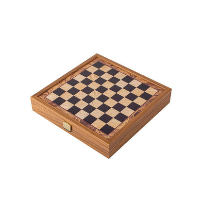 Traditional Style 2-in-1 Combo Game Set: Chess &amp; Backgammon 27 x 27cm (by Manopoulos) (STP28P) - 5200430700760 - Crystal Lotus