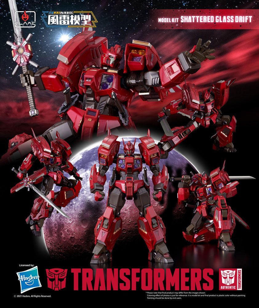 Transformers Furai Model Plastic Model Kit Shattered Glass Drift 16 cm - 4897054513909 - CrystalLotus.eu