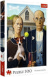Trefl - Puzzle American Gothic: Dog Edition, Grant Wood Painting (500 Pcs) (37526) - 5900511375268 - Crystal Lotus