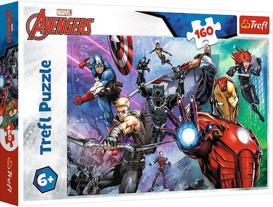 Trefl - Puzzle Avengers: Heroes In Action Avengers (160 Pcs) (15424) - 5900511154245 - Crystal Lotus