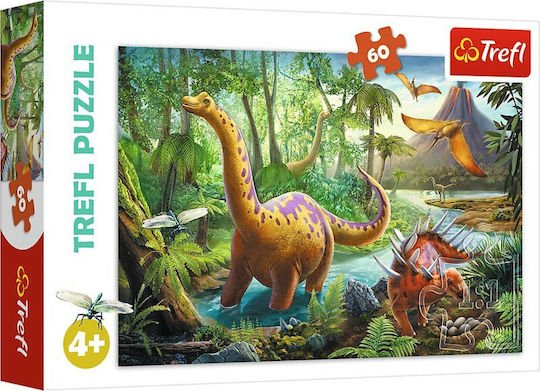 Trefl - Puzzle Dinosaurs (60 Pcs) (17319) - 5900511173192 - Crystal Lotus