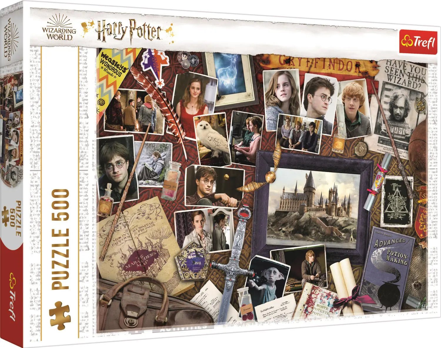 Trefl - Puzzle Harry Potter - Hogwart Memories (500 Pcs) (37400) - 5900511374001 - Crystal Lotus