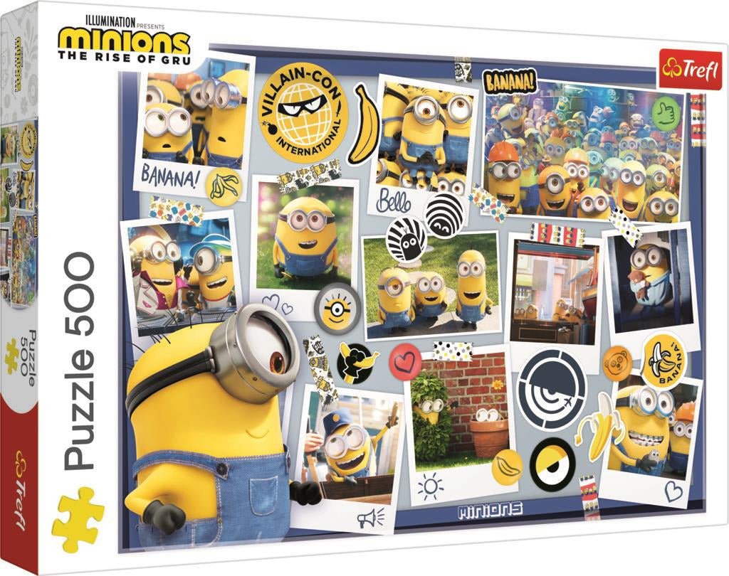 Trefl - Puzzle Minions Crazy Photo (500 Pcs) (37400) - 5900511373905 - Crystal Lotus
