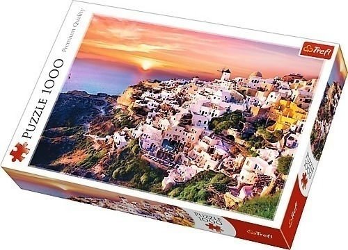 Trefl - Puzzle Sunset over Santorini (1000 Pcs) (10435) - 5900511104356 - Crystal Lotus