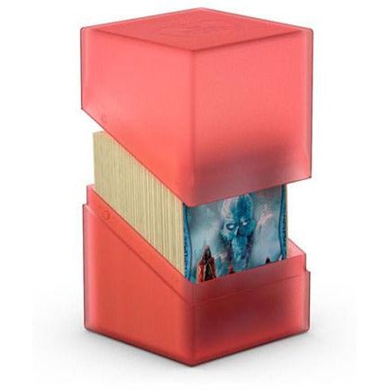 Ultimate Guard Boulder™ Deck Case 100+ Standard Size Ruby - 4056133006163 - CrystalLotus.eu